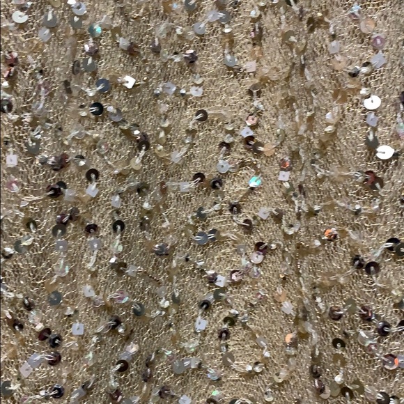 Gianni Bini Gold Sparkle Dress - Picture 3 of 4